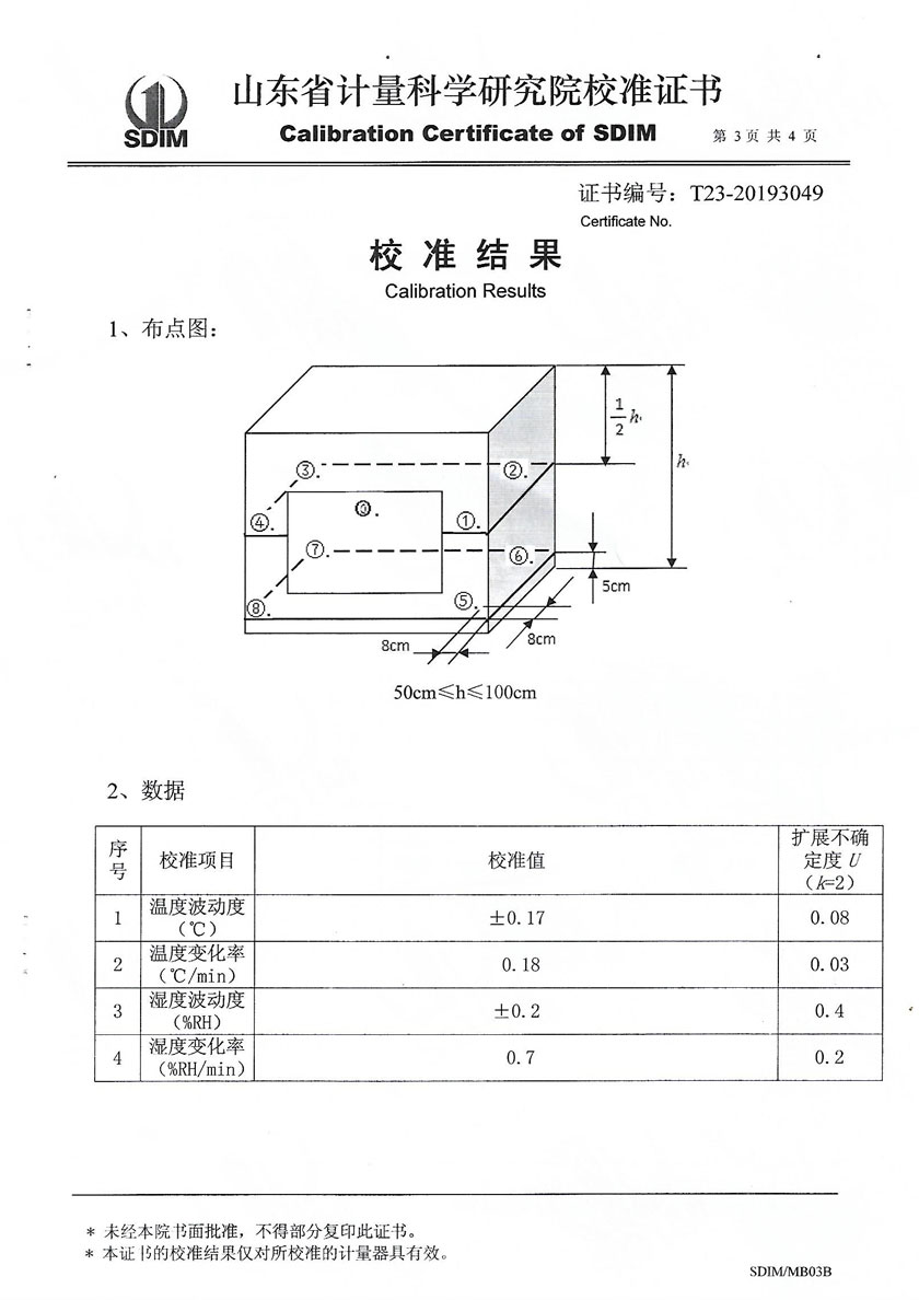龍巖市中鑫質(zhì)檢技術(shù)服務(wù)有限公司-溫濕度檢定箱案例