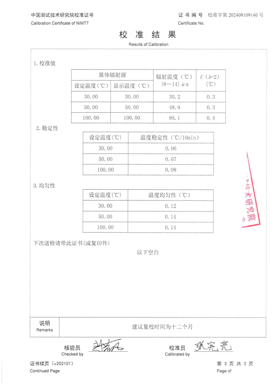 達(dá)州市質(zhì)量技術(shù)監(jiān)督檢驗(yàn)測試中心-4臺(tái)黑體爐中測院校準(zhǔn)證書_05.png